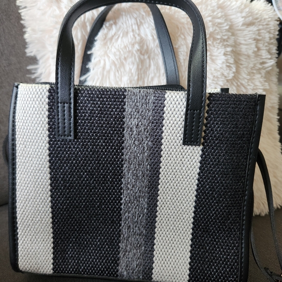 Striped Mini tote bag - Picture 3 of 5